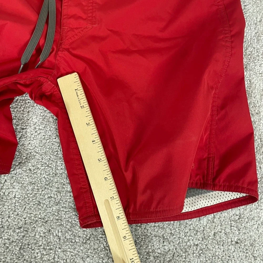 Patagonia Board Shorts Mens Size 29 x 8 Swim Trunks Poretto Surf Red